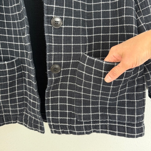 Madewell Waffleback Shaw Blazer Jacket Windowpane Medium - Picture 7 of 12